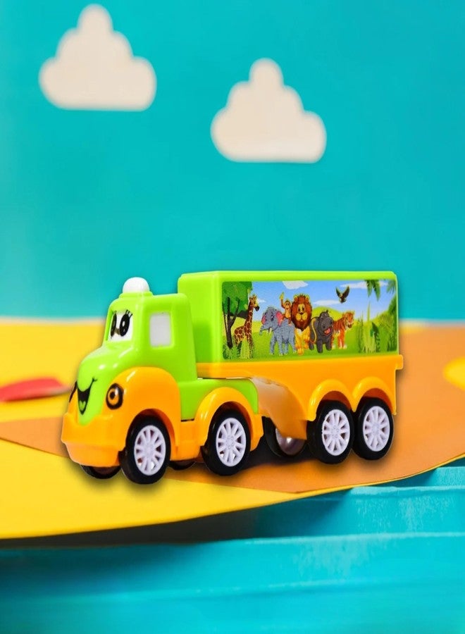 Drumstone (𝟏𝟔 𝐘𝐄𝐀𝐑 𝐖𝐀𝐑𝐑𝐀𝐍𝐓𝐘) Kids Safari Animal Toy Truck - Educational Pull-Along Vehicle with Safari Animals, Fun Learning Toy for Toddlers & Preschoolers, Durable & Safe Play - Image 5